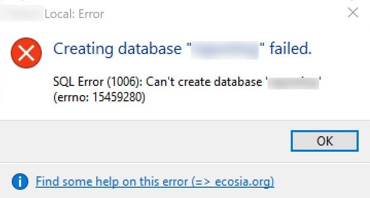 Fix Vagrant Homestead "Can't create database" Error