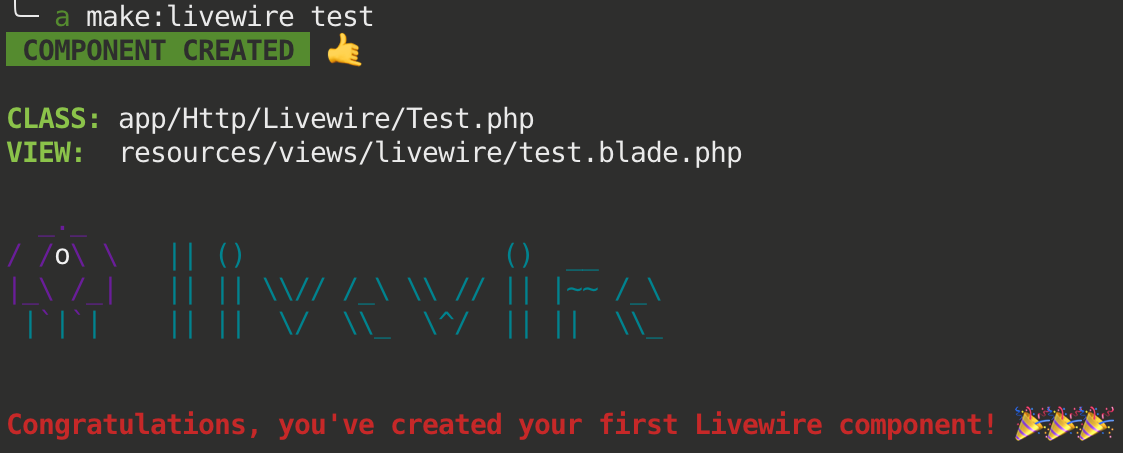 Livewire ASCII logo