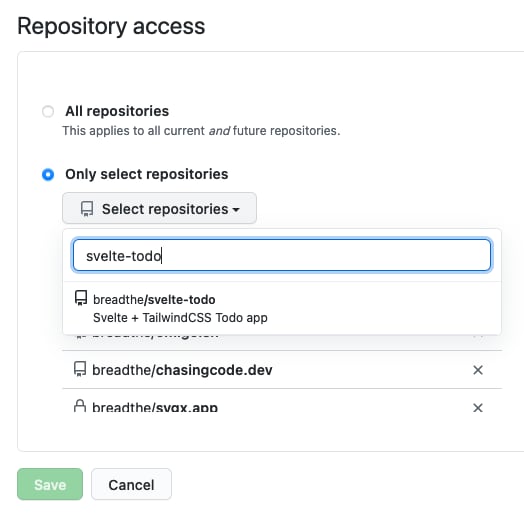 Netlify GitHub repository access