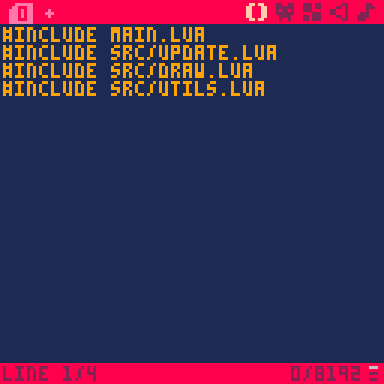 Pico-8 includes