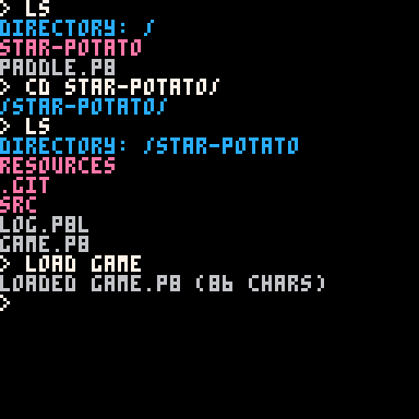 Pico-8 load game